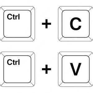 ctrl c ctrl v keys keyboard copy paste key combination insert keyboard shortcut windows devices computer keyboard icons vector illustration 517145 490 min