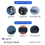 مشخصات و خرید اسپیکر بلوتوثی قابل حمل شفاف A88